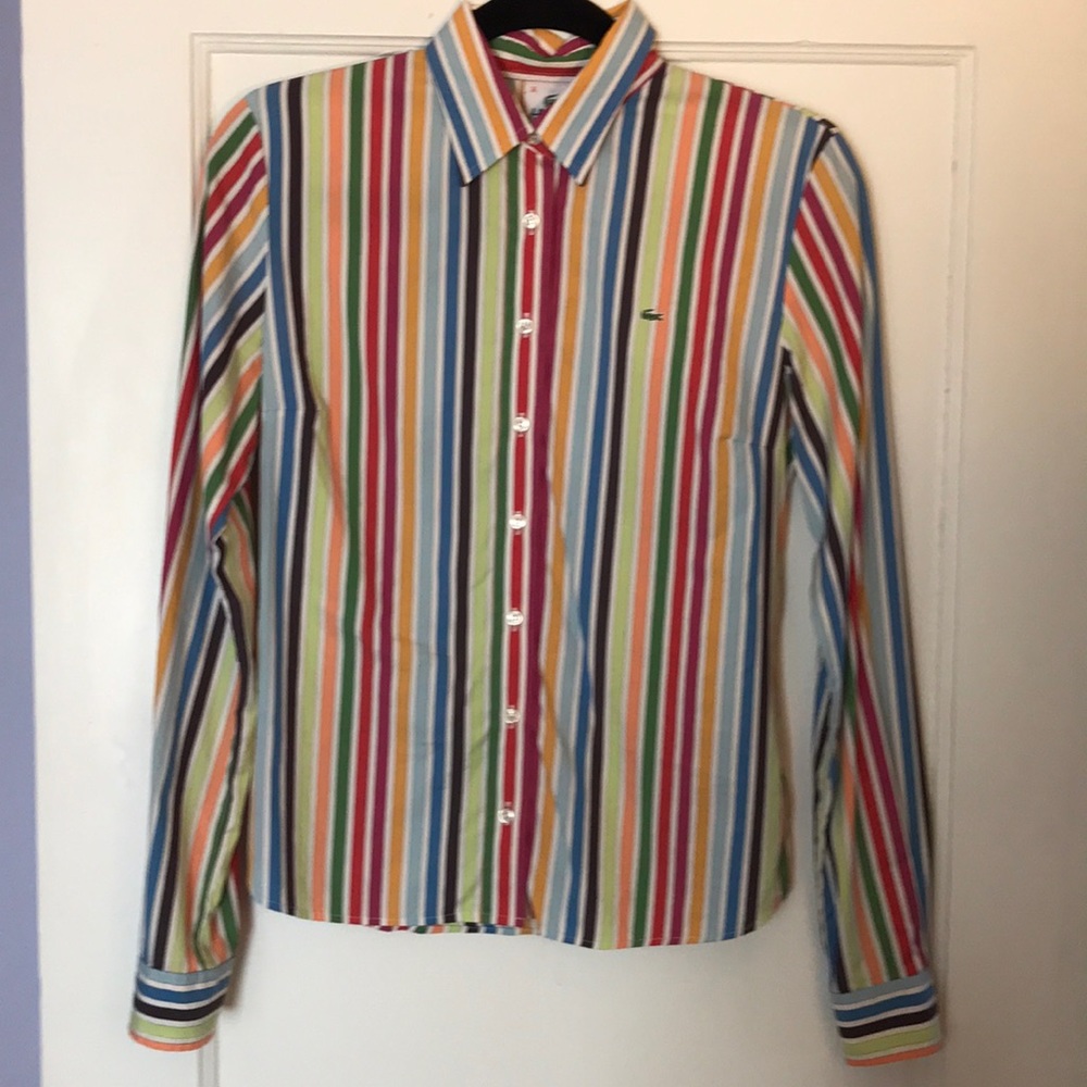 Lacoste Striped Dress Shirt, size 36